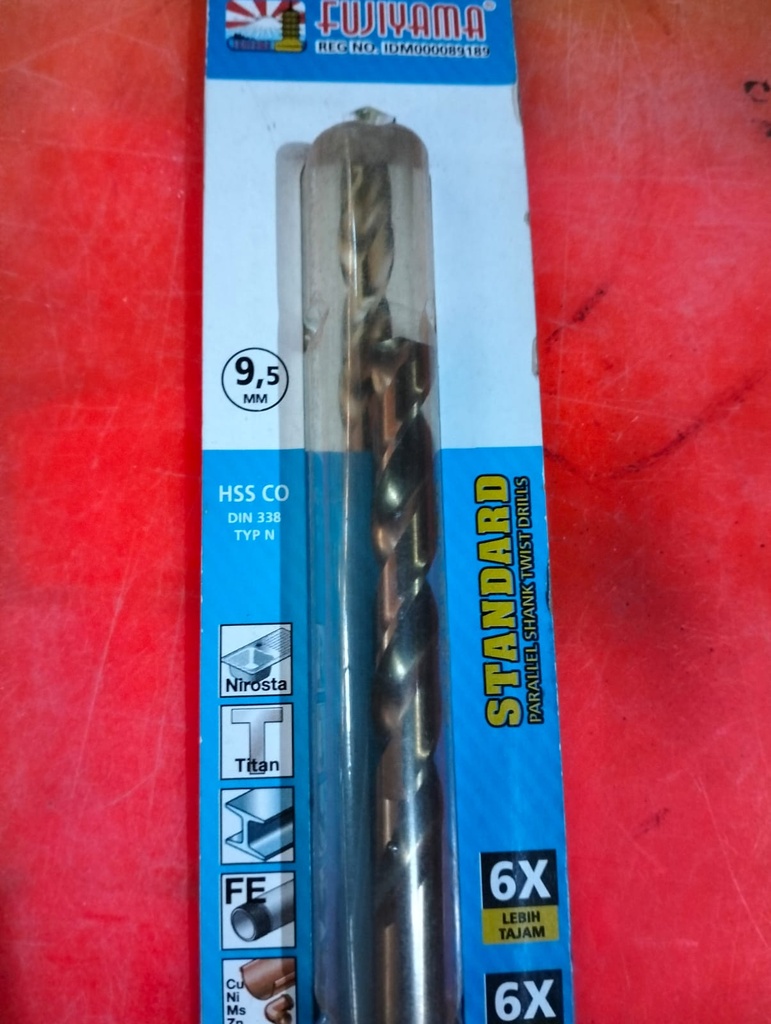 BOR KAYU/BESI 9.5 MM COBALT FUJIYAMA