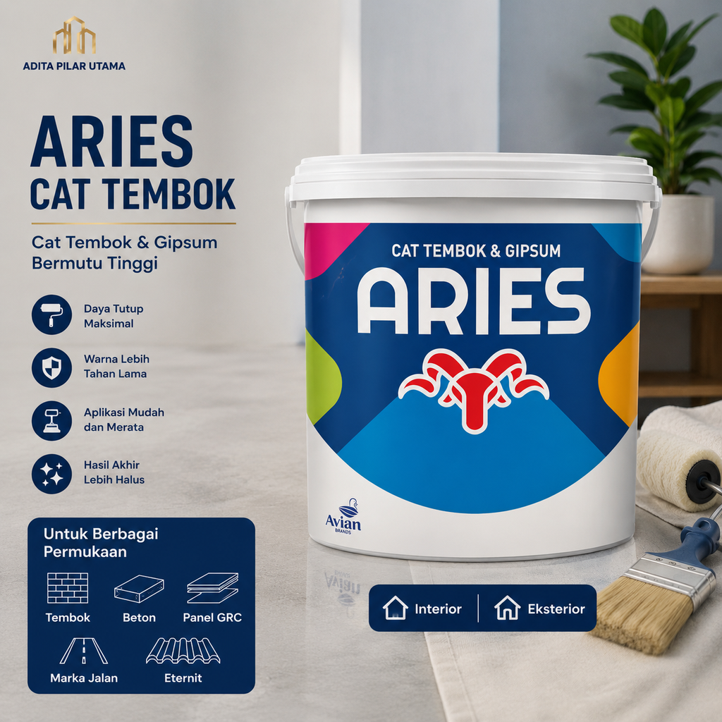 Cat Aries Super White Pail 20Kg (AA)