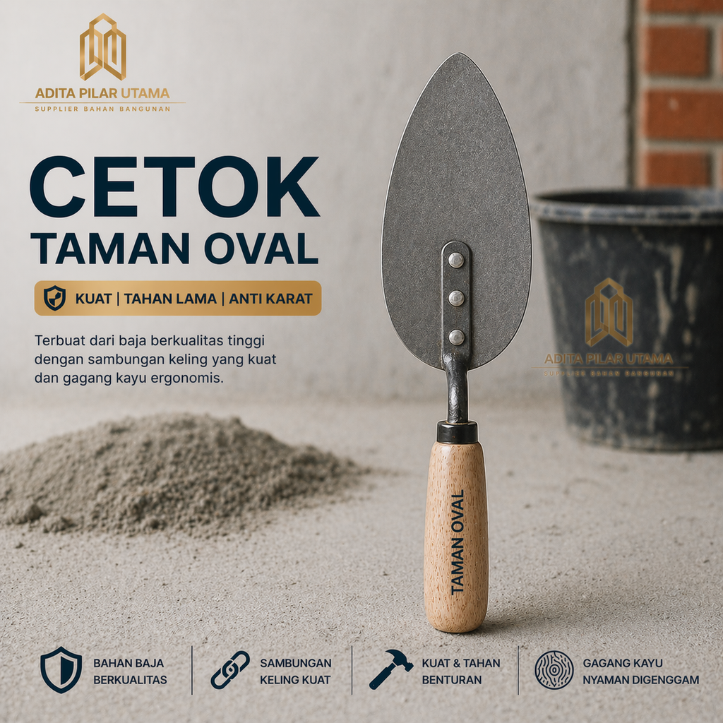 Cetok Taman Oval (AA)