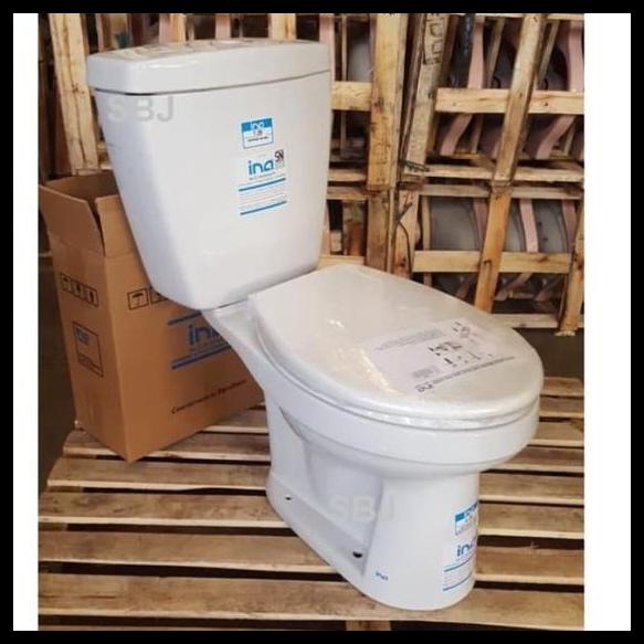 CLOSET MONOBLOK INA C20 PUTIH +TTP+ALAT2DUS - CLOSET DUDUK