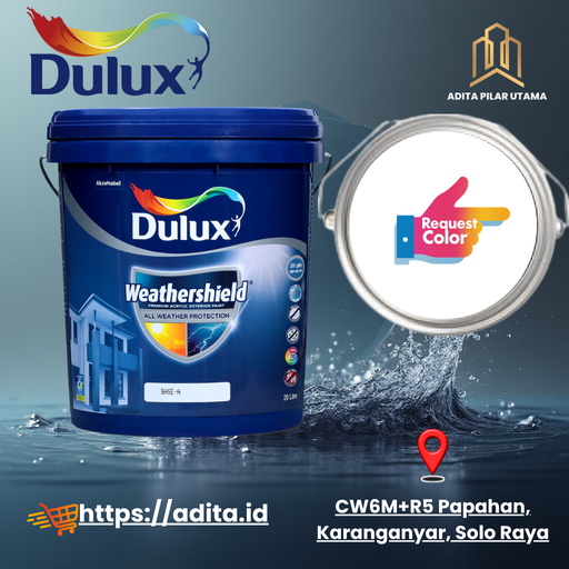 [2203015 (AA)] Dulux Weathershield DS 44522T BLUE BELL WHITE - A-PAIL (AA)
