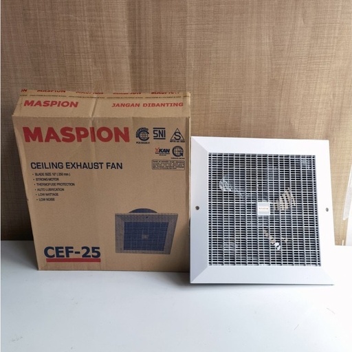 [1911054 (AA)] EXHAUST FAN CEF-25 MASPION 10 Inch - PLAFON (36cm) (AA)