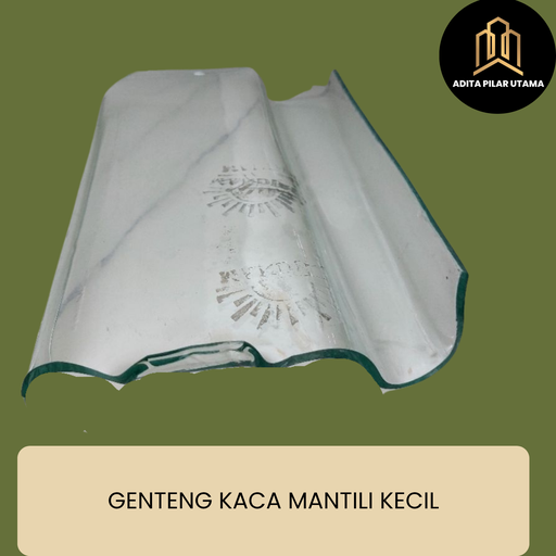 [1710003] GENTENG KACA 5mm MANTILI KECIL (PL-PLENTONG)