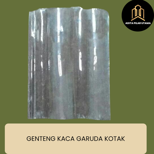 [1601041] GENTENG KACA 5mm GARUDA KOTAK