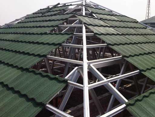 [1902020] GENTENG METAL 80cmx80cm HIJAU