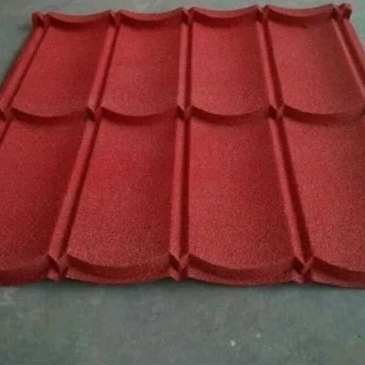 [1602029 (AA)] GENTENG METAL 80cmx80cm MERAH (AA)