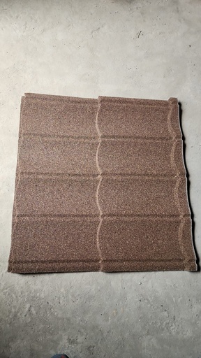 [2405013] GENTENG METAL COKLAT SAKURA 83X88cm (AA)