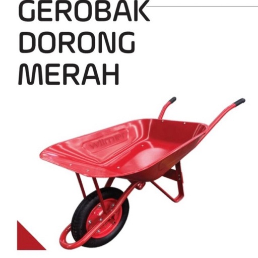 [1508085] GEROBAK DORONG COSCO MERAH