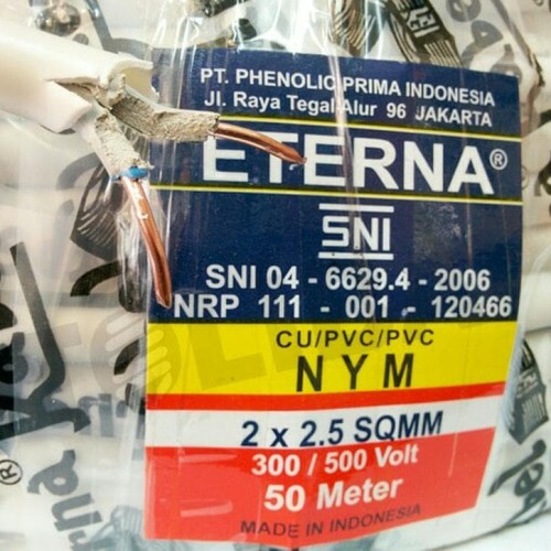 [1903012 (AA)] KABEL NYM 2X2,5 ETHERNA Meteran (AA)