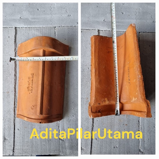 [2010025] KERPUS GENTENG TANAH LIAT BULAT (SPANYO SUPER) (1M=3,5BJ)