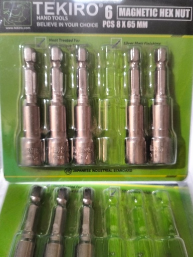 [2008026] KUNCI ROOFING ALAT 8x65mm TEKIRO HEX NUT