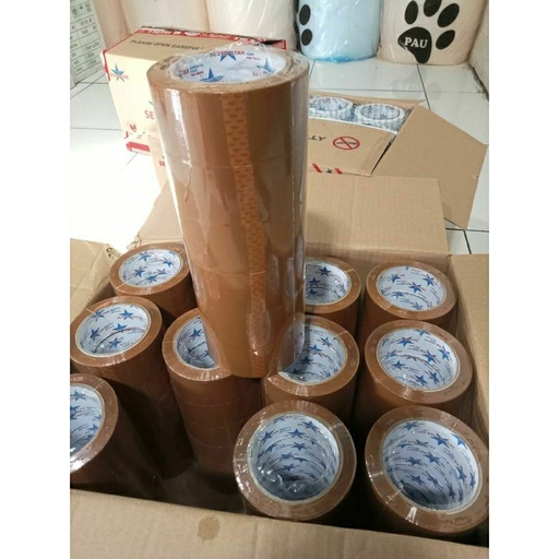 [1508042] LAKBAN COKLAT TEBAL - KUMA
