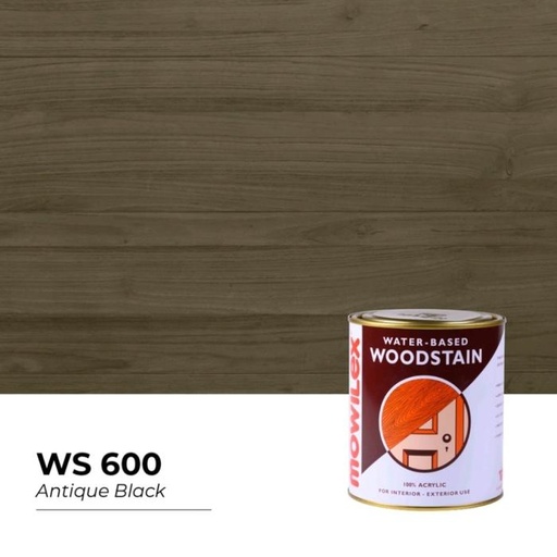 [2107011] MOWILEX WOODSTAIN 600 - ANTIQUE BLACK