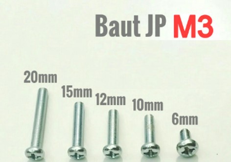 [77510192] MUR BAUT SEPEDA 3/16 X1