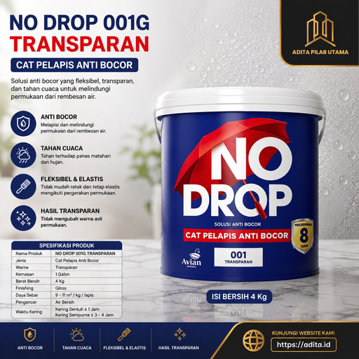 [1509053] NO DROP 001G TRANSPARAN GALON