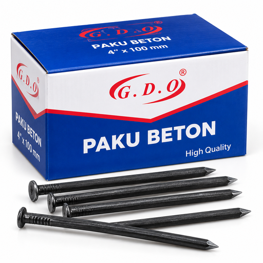 [1904050 (AA)] Paku Beton Paku Baja Hitam 10cm - 4" BIJIAN (AA)
