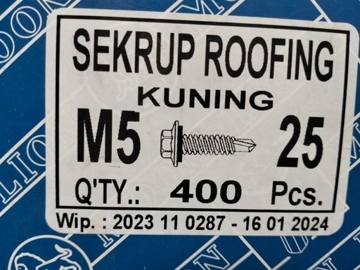 [1501100] PAKU ROOFING 12X25 (1DOS=400BJ)