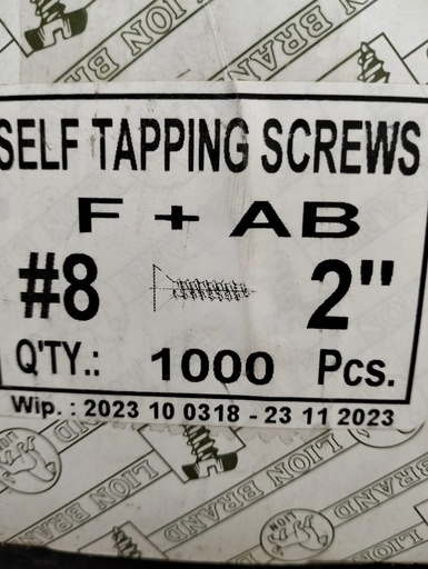 [2201052] PAKU SKRUP FAB 8 X 2 (S6)