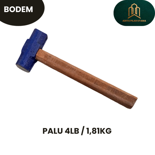 [802062] PALU BODEM 4LB  GAGANG BIRU (1.81Kgs)
