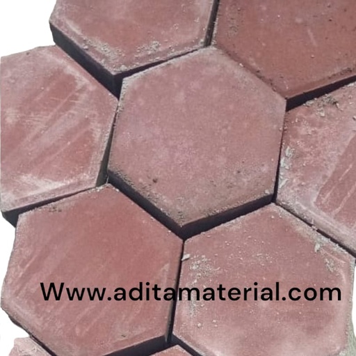 [803301] PAVING SEGIENAM 6CM K300 MERAH