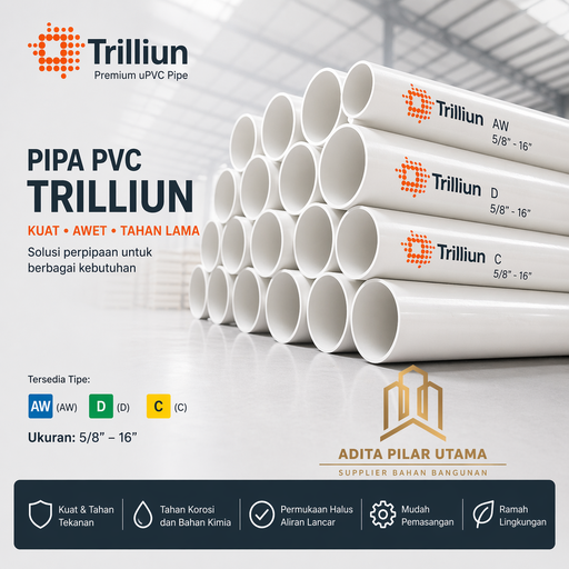 [D21/2D1508067 (AA)] PIPA PVC D 2½“ TRILLIUN (AA)