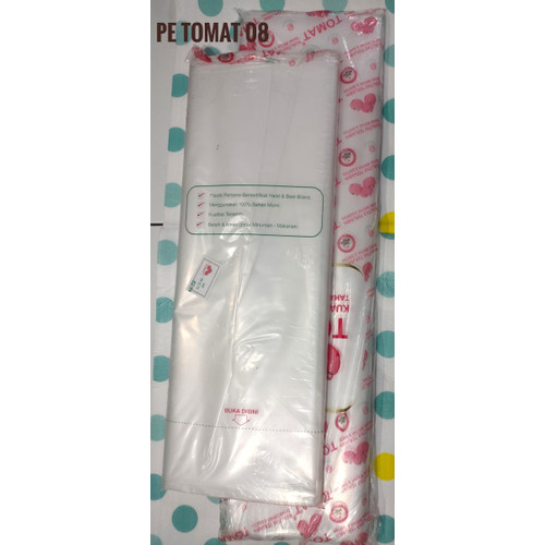 [1502068] PLASTIK SHEET PE 100 X0.08 TOMAT (1ROLL=24M)