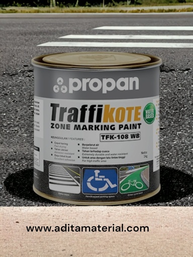 [2310114] PROPAN TRAFFIKOTE 108 WB YELLOW 1K