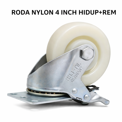 RODA NYLON 4 IN RHJ PP - R100MM (AA)