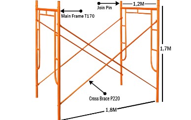 [1609059] SCAFOLDING (@2MAINFRAME+CROSS) T1.7/P1.8/L1.2