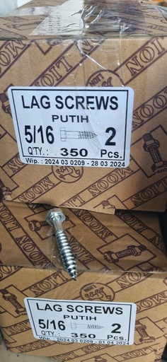 [8014335] SEKRUP DEX  5/16 X 2 PENDEK S12