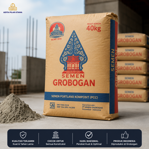 [2206006 (AA)] Semen Grobogan Semen Pcc Grobogan - 40Kg (AA)