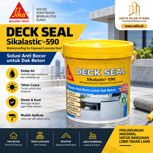 [2102065 (AA)] Sikalastic®-590 Deckseal, 4kg GREY (AA)