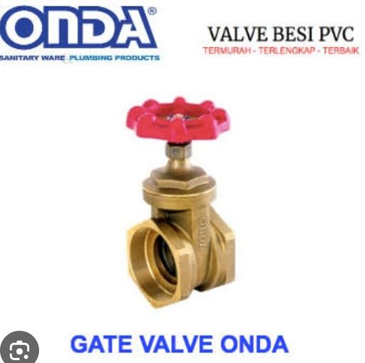 [8370531] STOP KRAN 1/2 ONDA (+) GATE VALVE