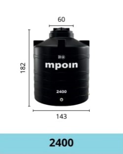 [2305044] TANDON 2300 LITER MPOIN2400 PLUS HITAM