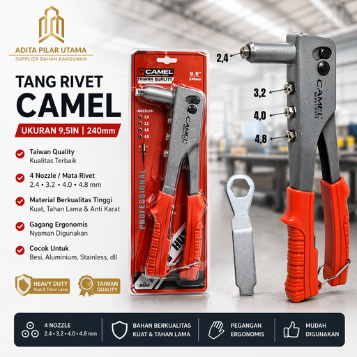 [6730536] TANG RIVET HD CAMEL