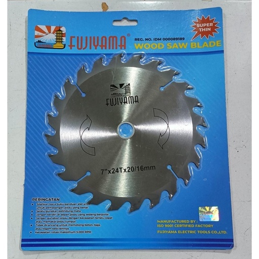[2106022] TCT SAW BLADE 7 INCH - FUJIYAMA/ BRACHIO