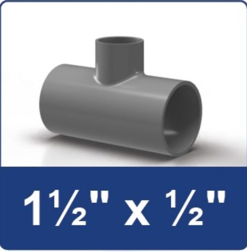 [2003010 T11/2X1/2] TEE 1 1/2 X 1/2 DIM RUCIKA