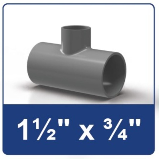 [2206029 T11/2X3/4 (AA)] TEE 1 1/2 X 3/4  RUCIKA (AA)