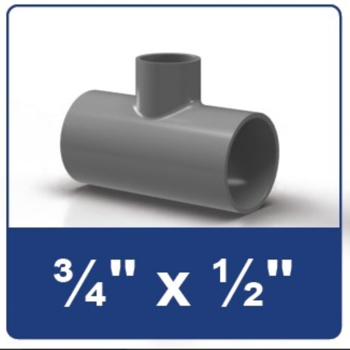 [7554916 T3/4X1/2D] TEE 3/4 X 1/2 RUCIKA AW