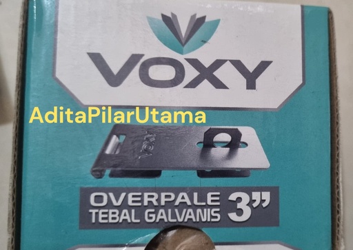 [2311024] TEMPAT GEMBOK OVERVAL PUTIH 3 IN VOXY