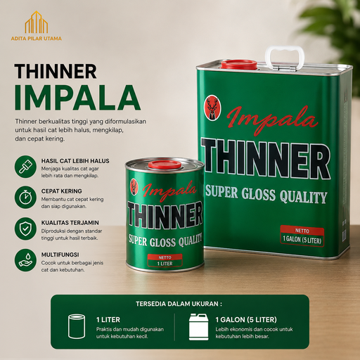 [1606009 (AA)] Thinner Impala - Galon (5Liter) (AA)