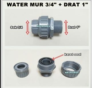 [2305030] WATER MUR 3/4 X 1 INCH DRAT LUAR - TRILLIUN - SDL