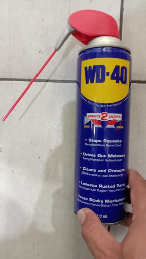 [2403018] WD 40 412ML  - Multi-Use Product - PENGHILANG KARAT (AA)