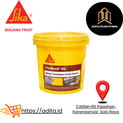 [2110036] SikaBond® NV - BAHAN TAMBAHAN UNTUK MORTAL -(10LT) (AA)