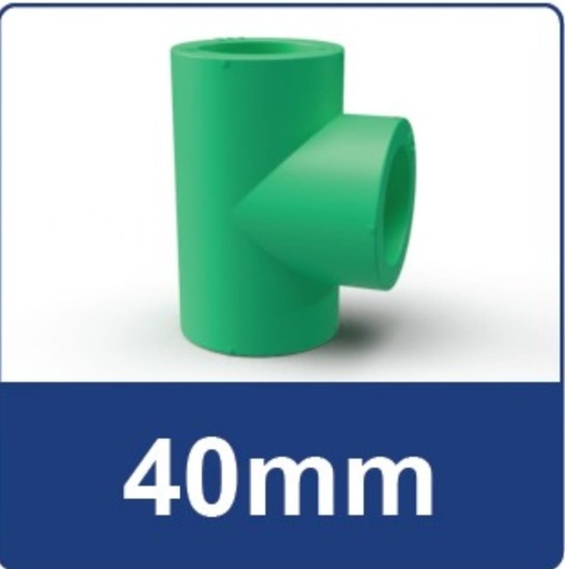 [2406076] TEE PPR DN 40X40MM RUCIKA