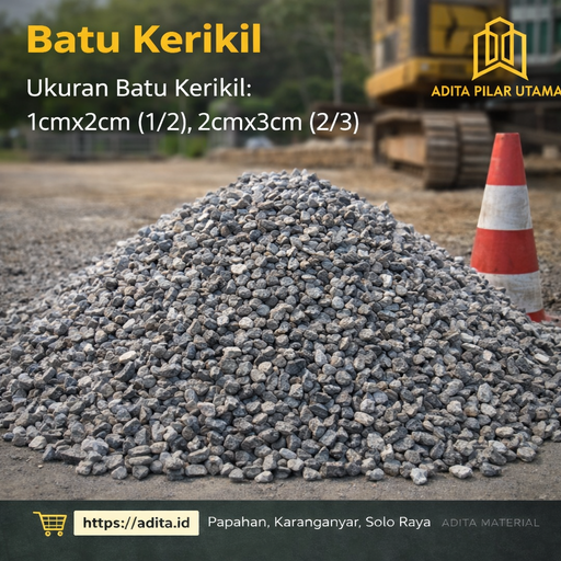 [010320250541 (AA)] BATU KERIKIL 2/3 (UKURAN 2CM-3CM)