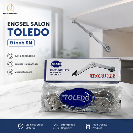 Engsel Salon 9 Inch SN - Tangan Gareng - (AA)