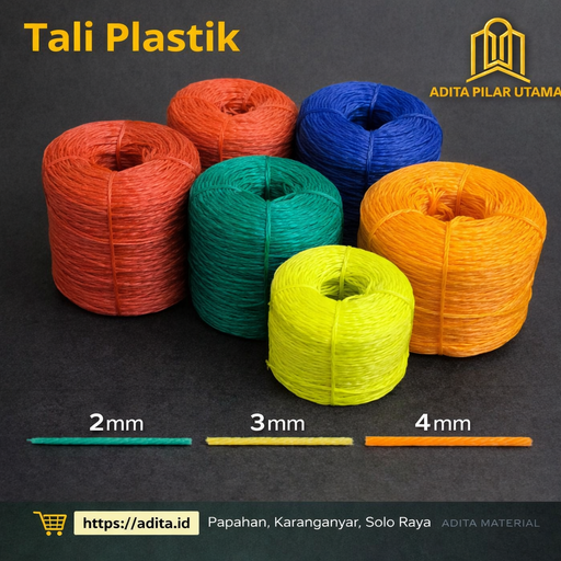 [2095021102404] TALI PLASTIK DIM 3 MM (1KG=200M)