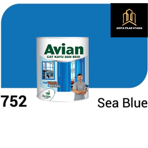 [1605056 (AA)] AVIAN 752 SEA BLUE 900CC (AA)