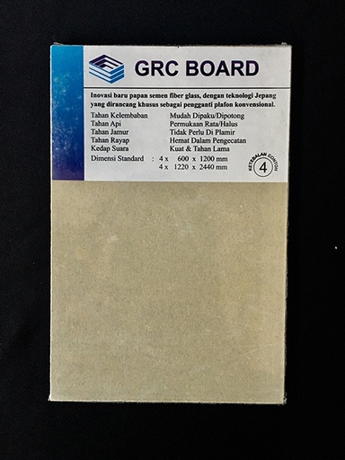 [65301124 (AA)] BOARD GRC 240X120CMX4MM (AA)